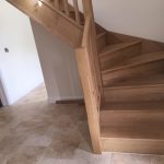 oak spindle stairs