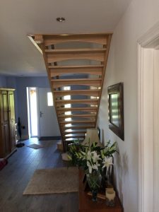 Open tread staircase - The Oak Workshop