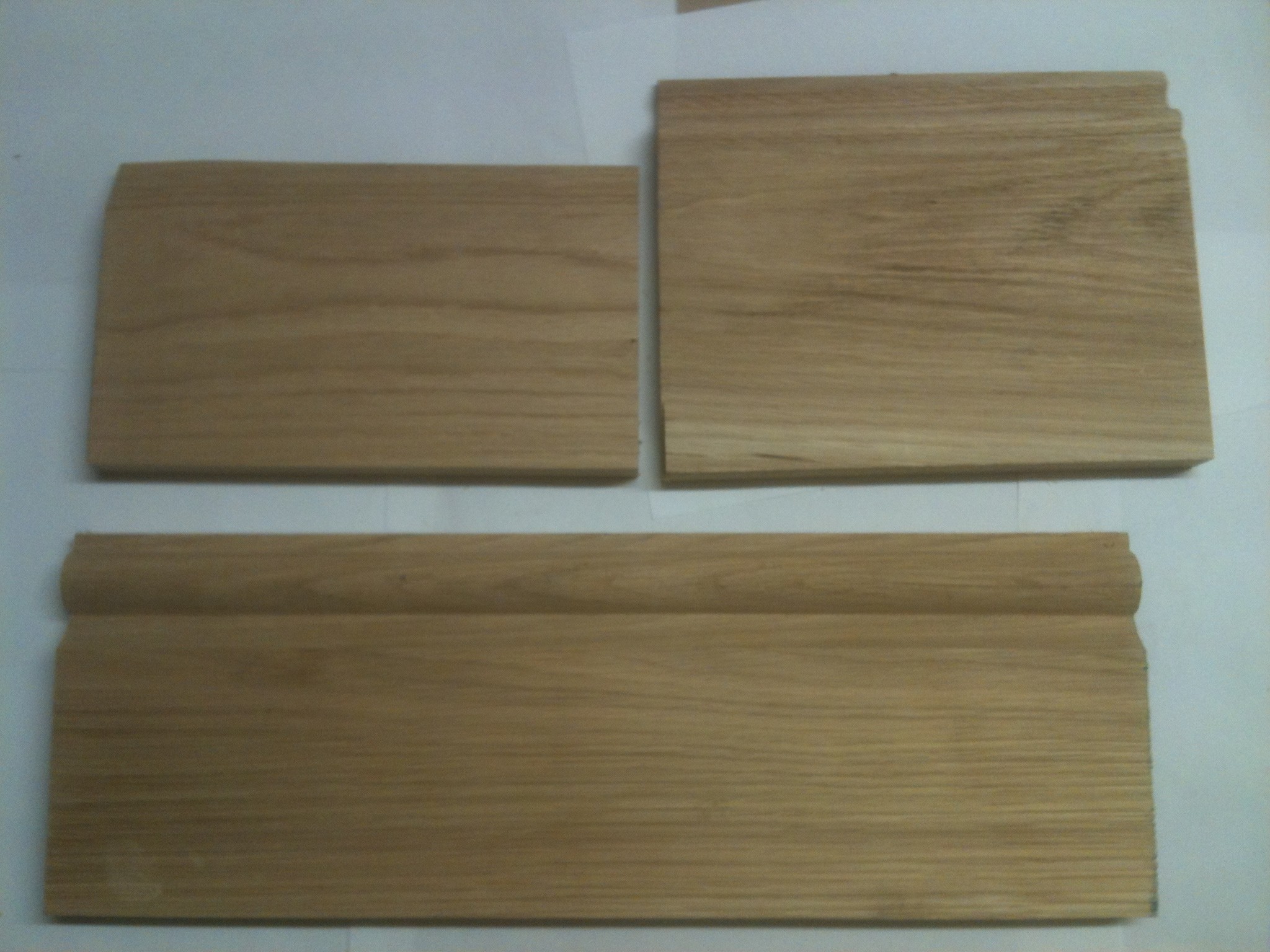 Bespoke solid oak skirting board profiles by The Oak Workshop